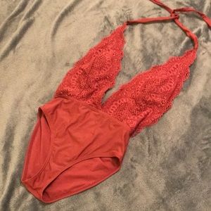 Gorgeous Swimsuit w/ Plunging Neckline